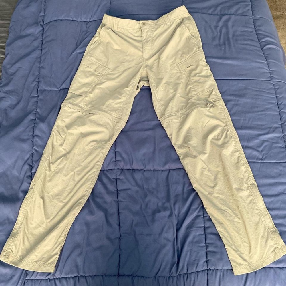 REI Co-Op Convertible Mens Pants Kahki 34x34